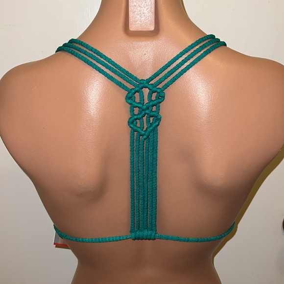NWT Roxy bikini top bra size M front tie - Picture 4 of 4